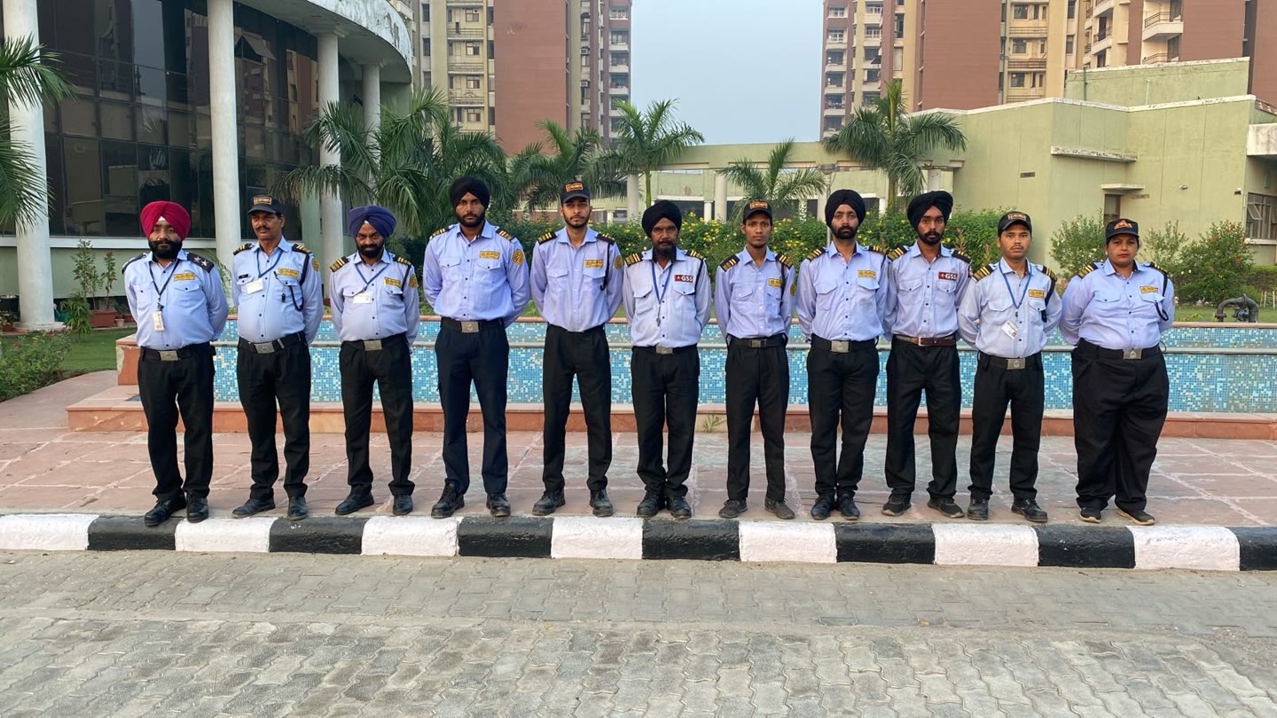 Golden Sun uniformed security personnel at an assignment